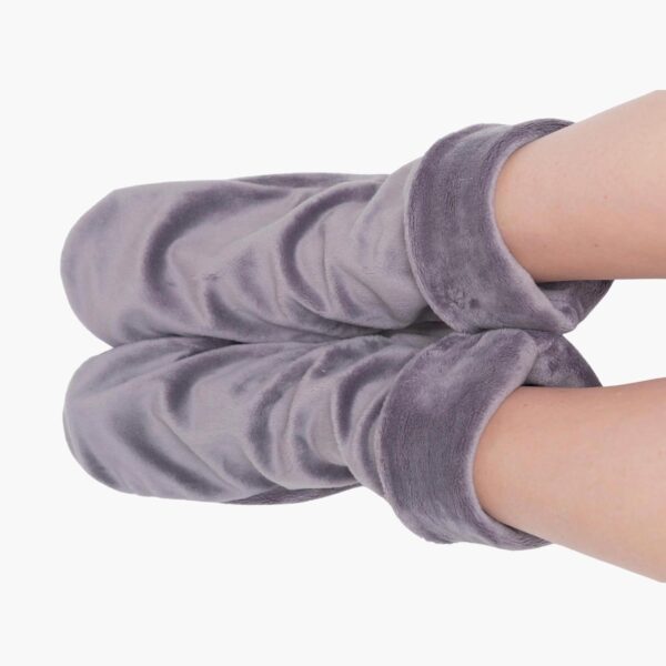 Gray booties
