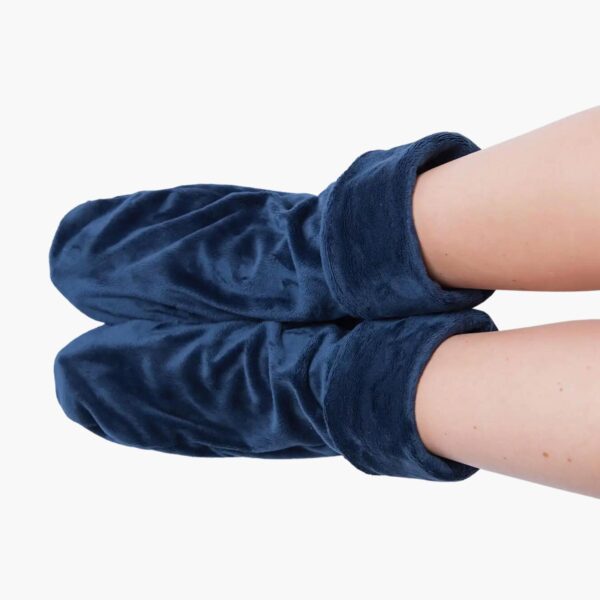 Navy booties