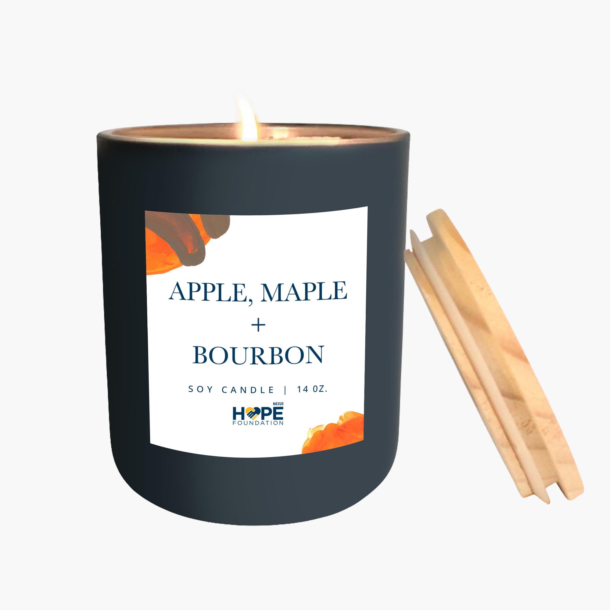 Scented Soy Candle - Soy Wax Candle - Apple Bourbon Candle