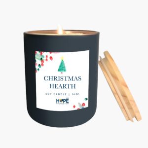Christmas Hearth candle
