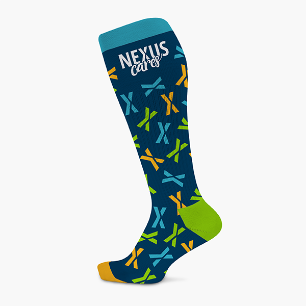 Nexus Cares compression socks
