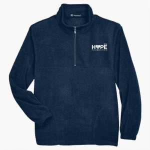 Nexus Hope Foundation navy half zip