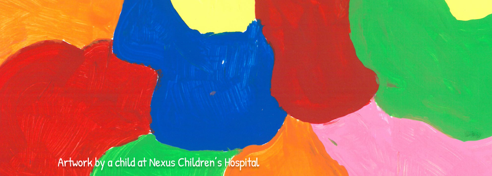 Artwork by child at Nexus Children's Hospital