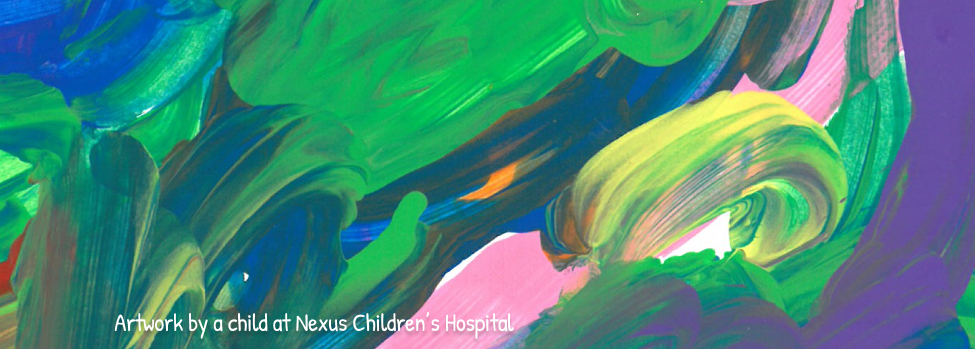 Artwork by child at Nexus Children's Hospital